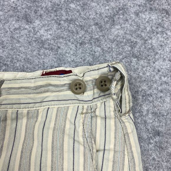 Abercrombie & Fitch shorts men’s 30‎ vintage white stripe retro Y2K adjustable - Picture 5 of 16